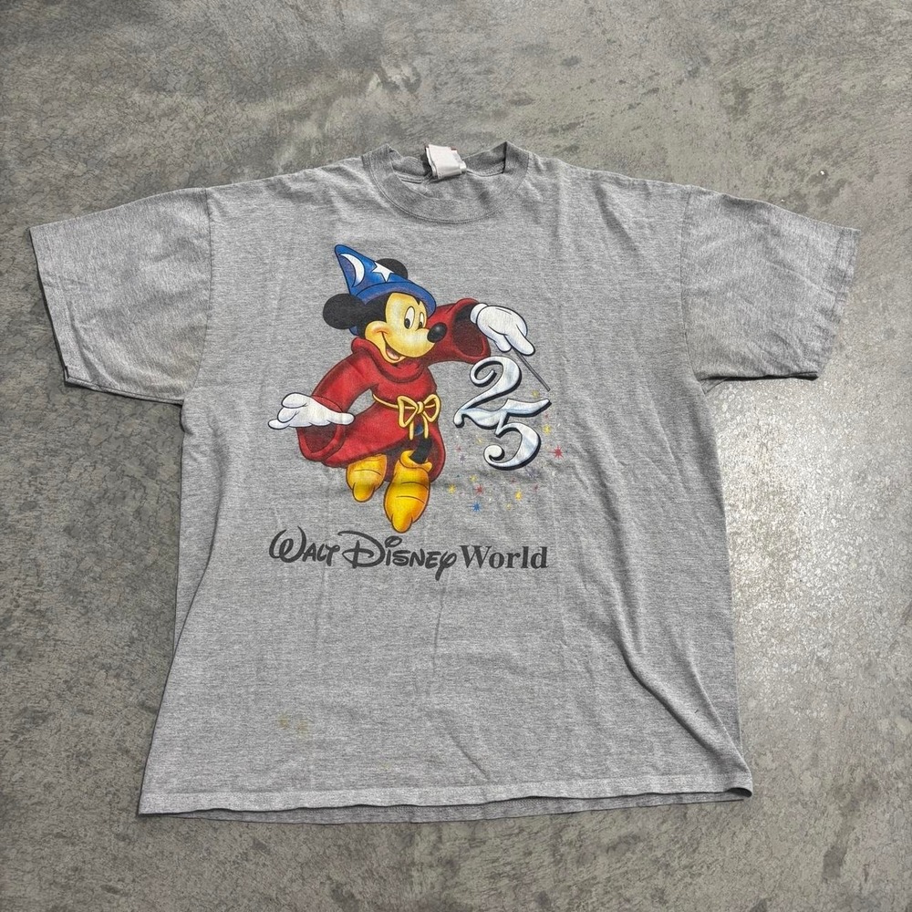 1996 Vintage Disney Mickey Mouse 25th Anniversary T-Shirt Large